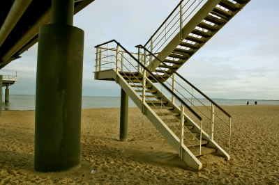 Treppe zur Seebrücke