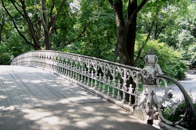 NY, Eiserne Brücke im Central Park