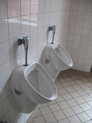 Urinal im Rathaus von Köpenick