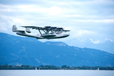 Dornier Flugboot über dem Bodensee