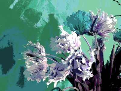 Blumenstrauß - wie gemalt