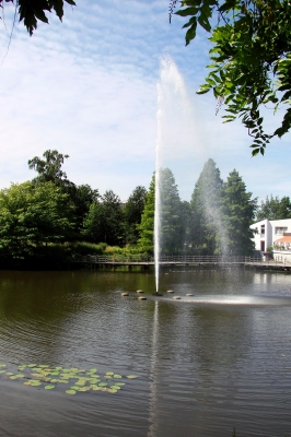 Wiedenbrück, Parkanlage mit Fontaine