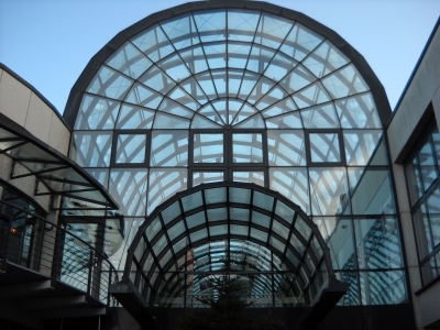 Cottbus - Gläserne Einkaufspassage (Außenansicht)