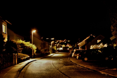 Noch eine Straße bei Nacht II