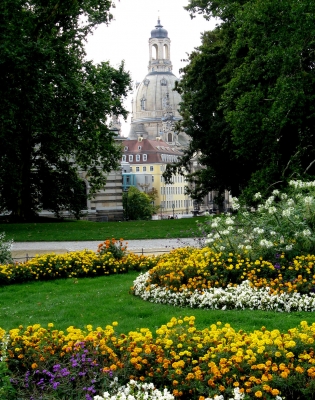 Blick zur Frauenkirche