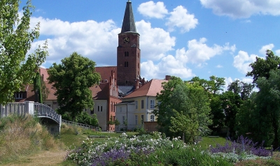 Brandenburg/H., Blick zum Dom