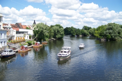 Brandenburg/H., Blick über die Havel