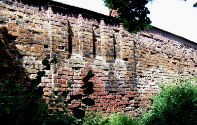 Brandenburg/H., Reste der Stadtmauer