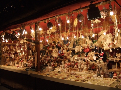 Weihnachtsmarkt auf dem Marienplatz in München