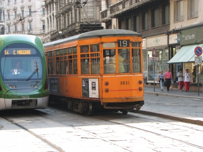 Straßenbahn Alt und Neu in Mailand