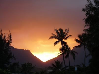 Sunset in Kailua