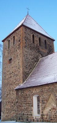 Weesower Kirchturm (Ostseite)