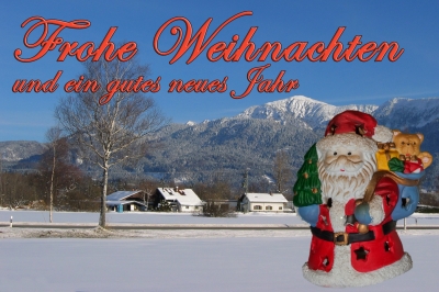 Frohe Weihnachten aus Murnau