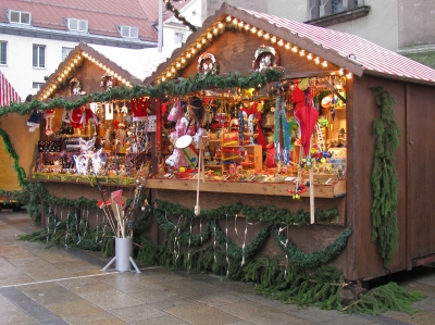 Weihnachtsmarkt Regensburg - Verkaufsstand