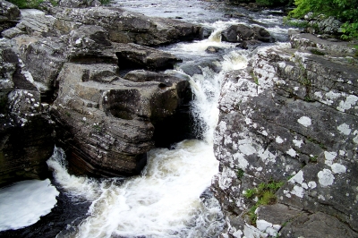 Wildwasser in Schottland