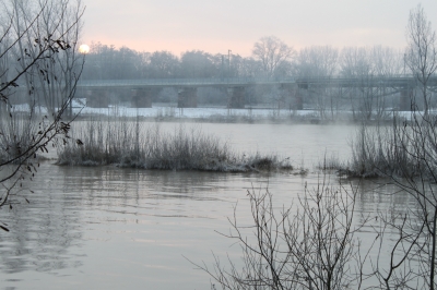 Mainspitze im Winternebel