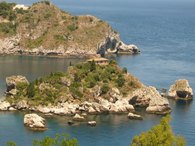 Isola Belo vor Taormina auf Szilien.