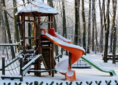 Winter-Spielplatz