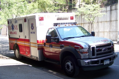 Ambulancefahrzeug in NYC