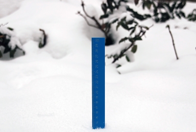 Schneehöhe 13 cm