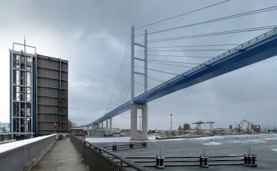 Stralsunder Brücken im Winter 2010