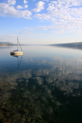 Der Tag erwacht am Zürichsee