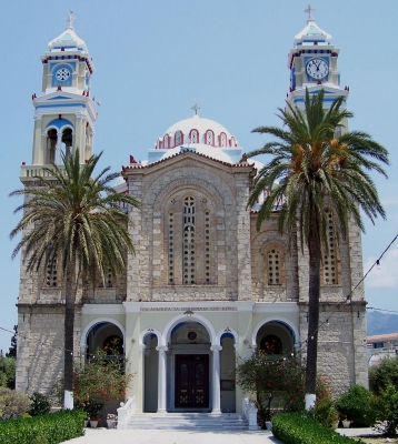 Samos, Kirche in Karlovasi