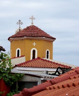 Samos, Kirche in Vathi