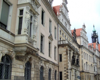 Dresden, Schlossfassade (Detail 2)