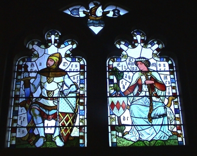 Kirchenfenster in Schottland