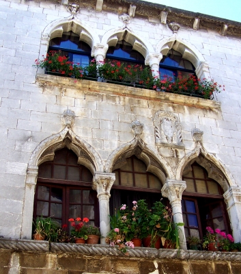 Istrien, Historische Fenster in Pula