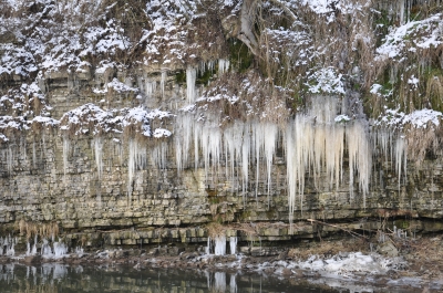 Jede Menge Eiszapfen