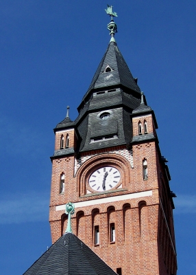 Köpenick, Rathausturm (Detail)