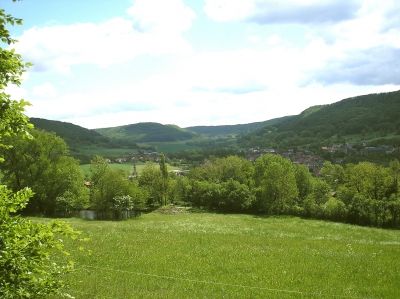 Blick auf Lengenfeld unterm Stein (Eichsfeld)