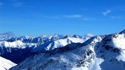 Alpen-Gipfelkette