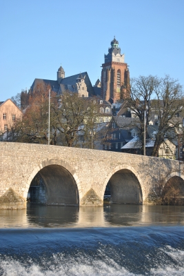 Lahnbrücke und Dom in Wetzlar