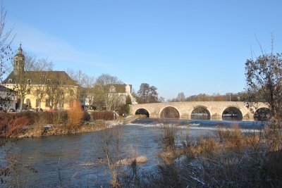 Lahnbrücke und Hospitalkirche in Wetzlar