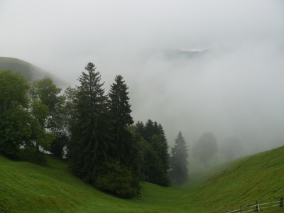 Nebel über Einsiedeln