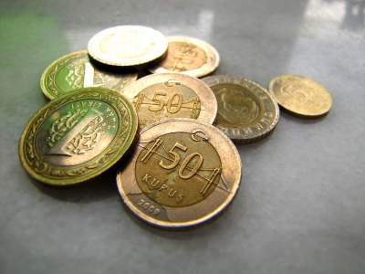 Neueste türkische Münzen (2009)