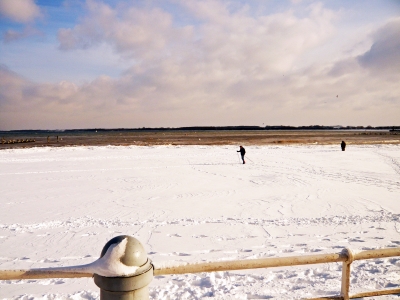 Skifahren auf der Ostsee