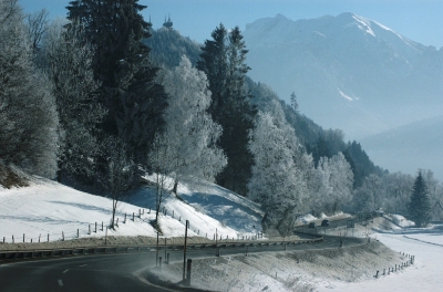 Straßen im Winter