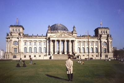 Gang zum Reichstag