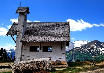 Bergkapelle am Passo Falzarego