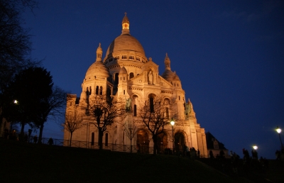 Sacré-Cur bei Nacht 1