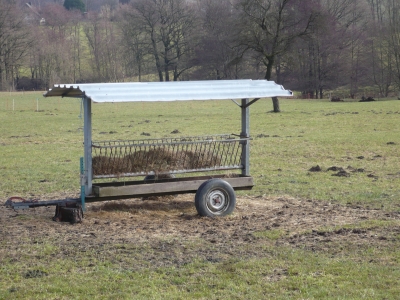 Futterwagen für die Tiere