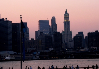 Sonnenuntergang über Manhattan