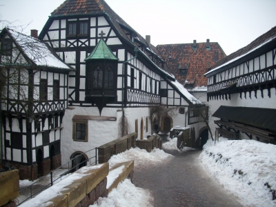 Im Innehof der Wartburg in Eisenach 2