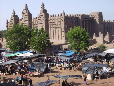Mali - Moschee und Markt