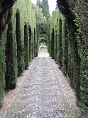 Generalife - Garten in Alhambra
