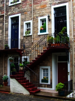 Treppenaufgang in Edinburgh II